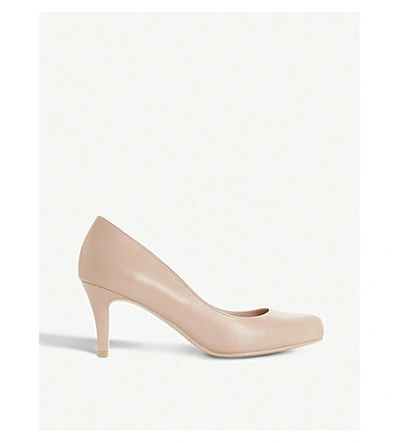 Dune Amelia Patent Court Shoes In Nude