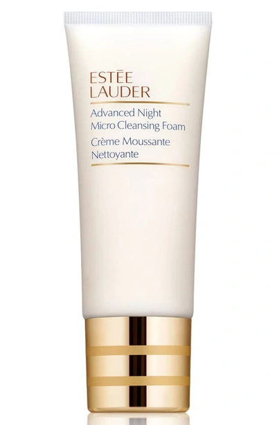 Estée Lauder Advanced Night Micro Cleansing Foam Face Cleanser, 3.4 oz In White