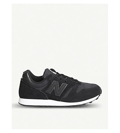 New Balance Wl373 Suede Trainers In Black Lace