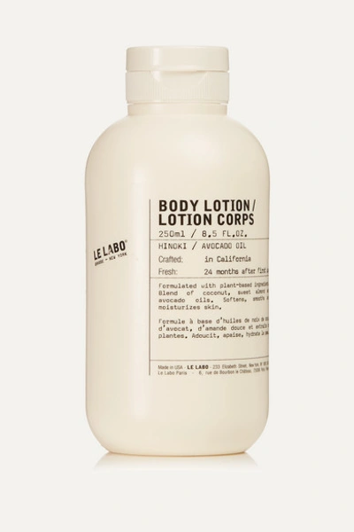 Le Labo Body Lotion, 250ml - One Size In Colorless