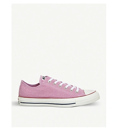Converse All Star Canvas Low-top Trainers In Light Orchid