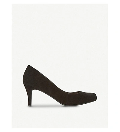 Dune Amelia Suede Courts In Black