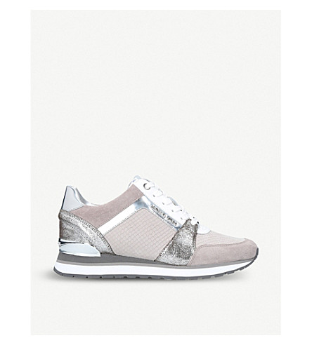 michael kors metallic trainers