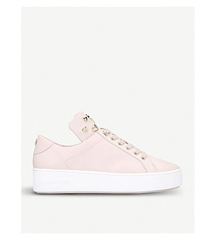 michael michael kors mindy studded leather sneaker