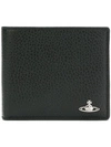 Vivienne Westwood Billfold Logo Plaque Wallet In Black