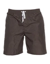 Dsquared2 Swim Trunks In Dark Brown