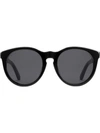 Gucci Round-frame Acetate Sunglasses In Black