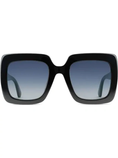 Gucci Square-frame Acetate Sunglasses In Ivory