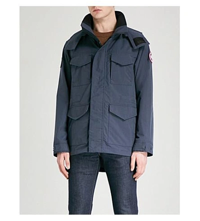 Canada Goose Voyager Hooded Shell Jacket In Polar Sea