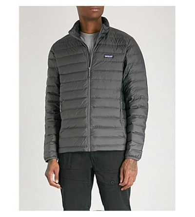 Patagonia Padded Recycled Shell-down Jacket In Forge Grey
