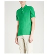 Polo Ralph Lauren Slim-fit Cotton-piqué Polo Shirt In Stem/sp18