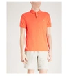 Polo Ralph Lauren Slim-fit Cotton-piqué Polo Shirt In Resort Orange/sp18