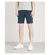 Michael Kors Straight-fit Stretch-cotton Chino Shorts In Midnight