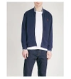 Polo Ralph Lauren Logo-embroidered Cotton-jersey Bomber Jacket In Cruise Navy