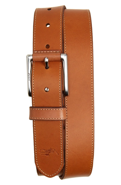 Polo Ralph Lauren Casual Leather Belt In Tan