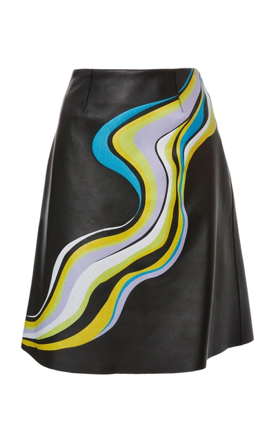 Jeffrey Dodd Swirl Printed Circle Skirt