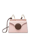 Danse Lente Mini Phoebe Leather Bag - Green In Pink,brown