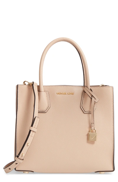 Michael Kors Mustard Leather Mercer Tote - ShopStyle