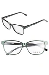 Lamb 54mm Square Optical Glasses - Green