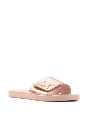 mk slides rose gold