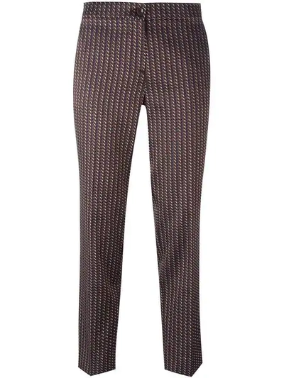 Etro Jacquard Trousers In 100