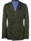 Haider Ackermann Double-breasted Jacket In Green