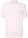 John Smedley Adrian Polo Shirt In Pink