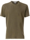 James Perse Short Sleeved T In Green
