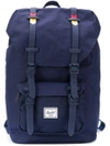 Herschel Supply Co Adjustable Buckle Backpack In Blue