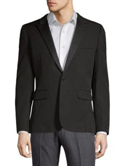 Saint Laurent Classic Wool Jacket In Black
