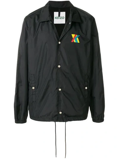Kenzo Nylon Jacket In Black