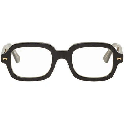 Gucci 51mm Rectangular Optical Glasses In 1000 Black