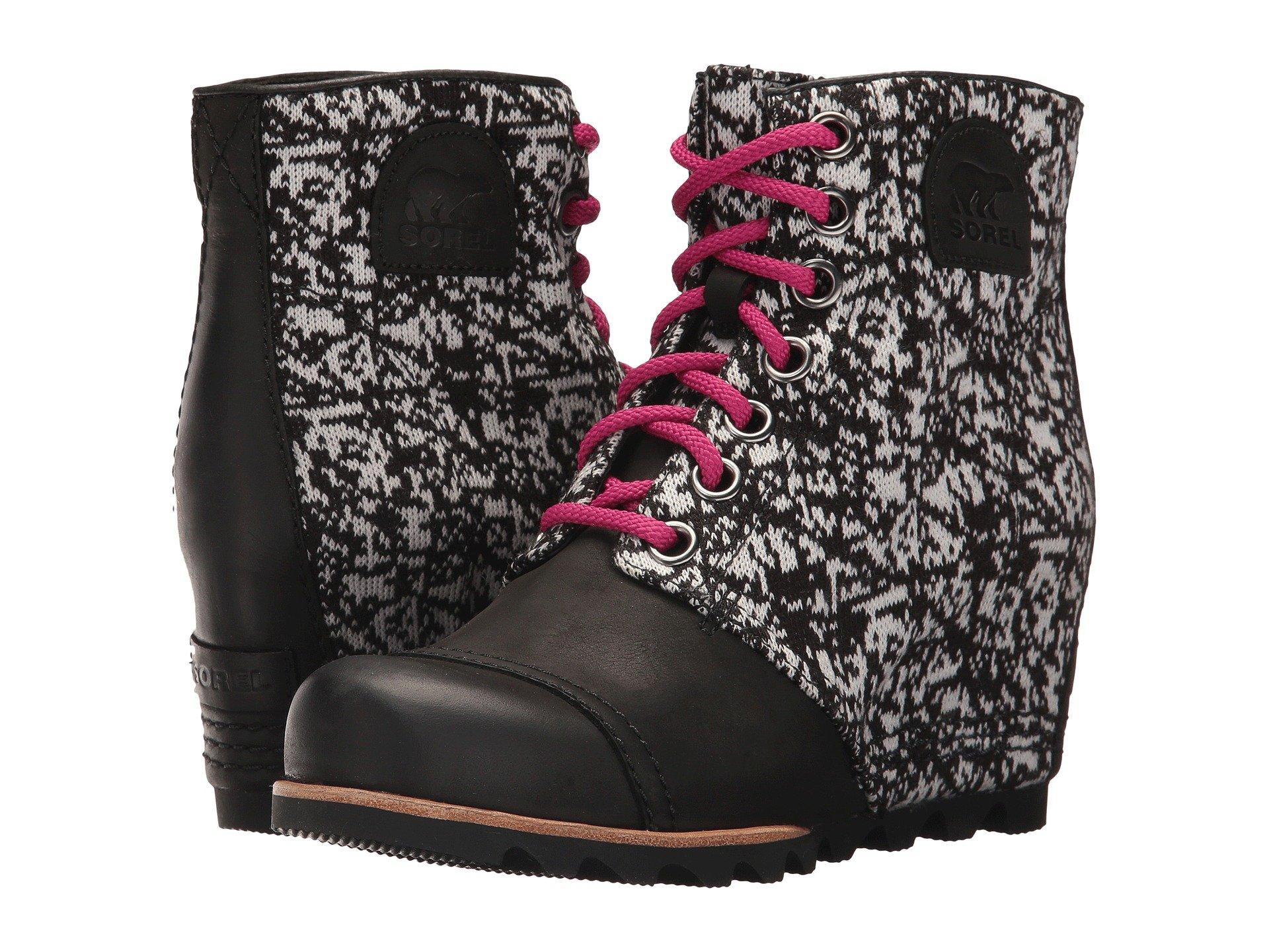 sorel pdx wedge black