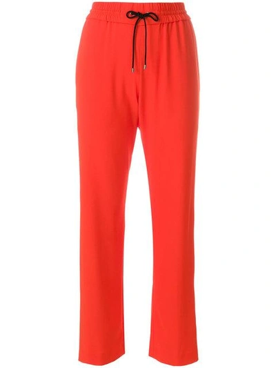 Kenzo Side Stripe Track Pants In Yellow