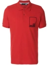 Love Moschino Logo Embroidered Polo Shirt
