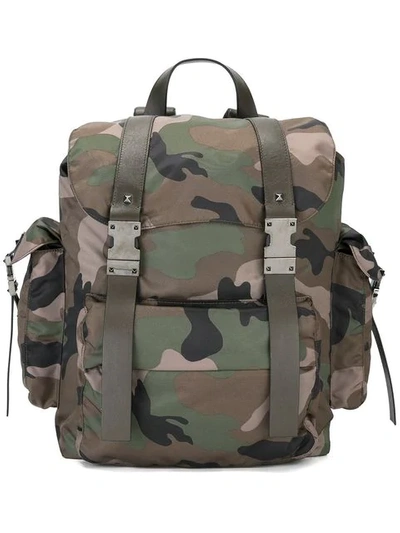 Valentino Garavani Valentino Camouflage Print Backpack - Multicolour