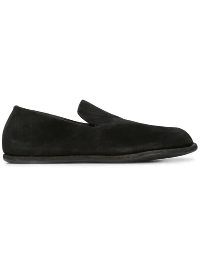 Guidi E28 Leather Loafers In Black