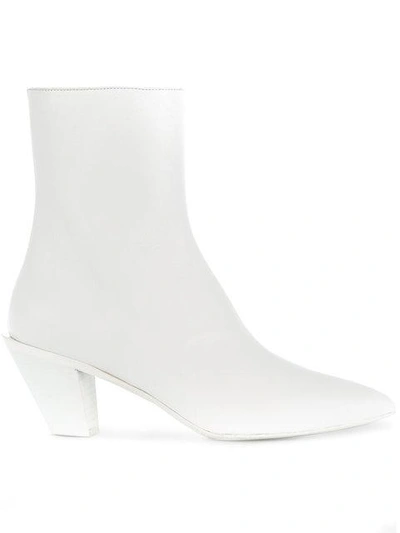 A.f.vandevorst Pointed Toe Boots - White