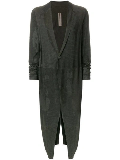 Rick Owens Buttoned Style Coat - Grey