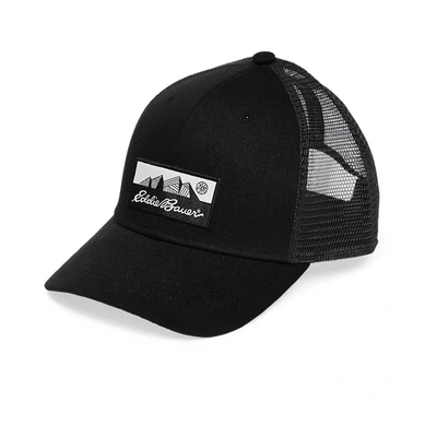 Eddie Bauer Recycled Graphic Logo Hat In Black