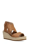 Eileen Fisher Women's Willow Platform Wedge Espadrille Sandals In Honey