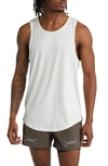 Asrv Nano Mesh Tank Top In Ivory Cream