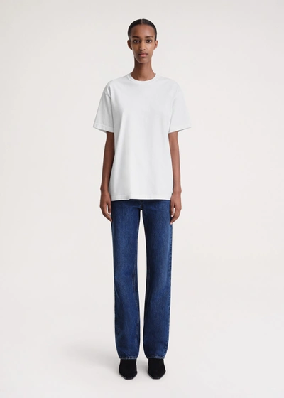 Totême Straight Cotton Tee Off-white