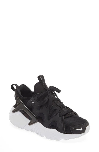 Nike Air Huarache Craft Sneakers In Black And White