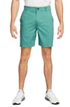 Nike Dri-fit Uv Flat Front Chino Golf Shorts In Green