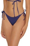 Becca Color Code Side Tie Bikini Bottom In Deepwater