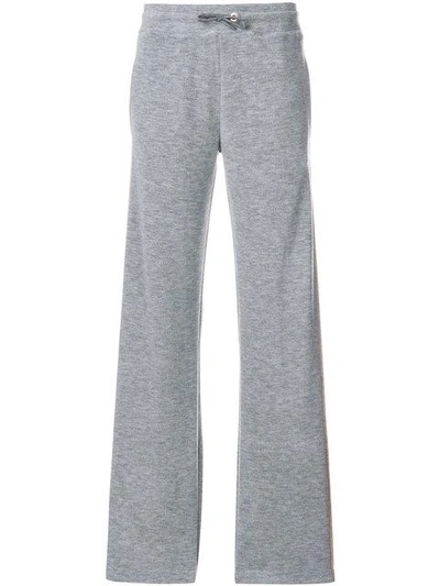 Agnona Casual Track Pants In Grey