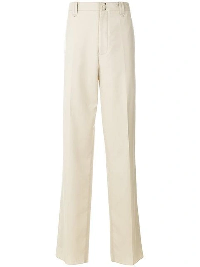 Lanvin Worker Trousers In Light Beige