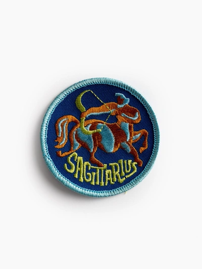 Mother Astrological Patch Sagittarius Jacket In Blue