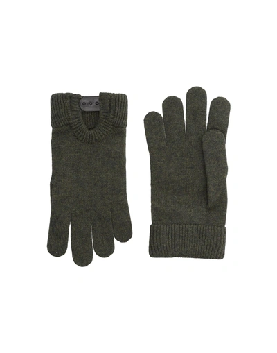Dsquared2 Gloves In Dark Green